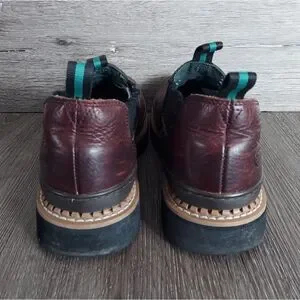 Georgia Boot | Shoes | Georgia Boot Mens Brown Leather Slipon Work ...